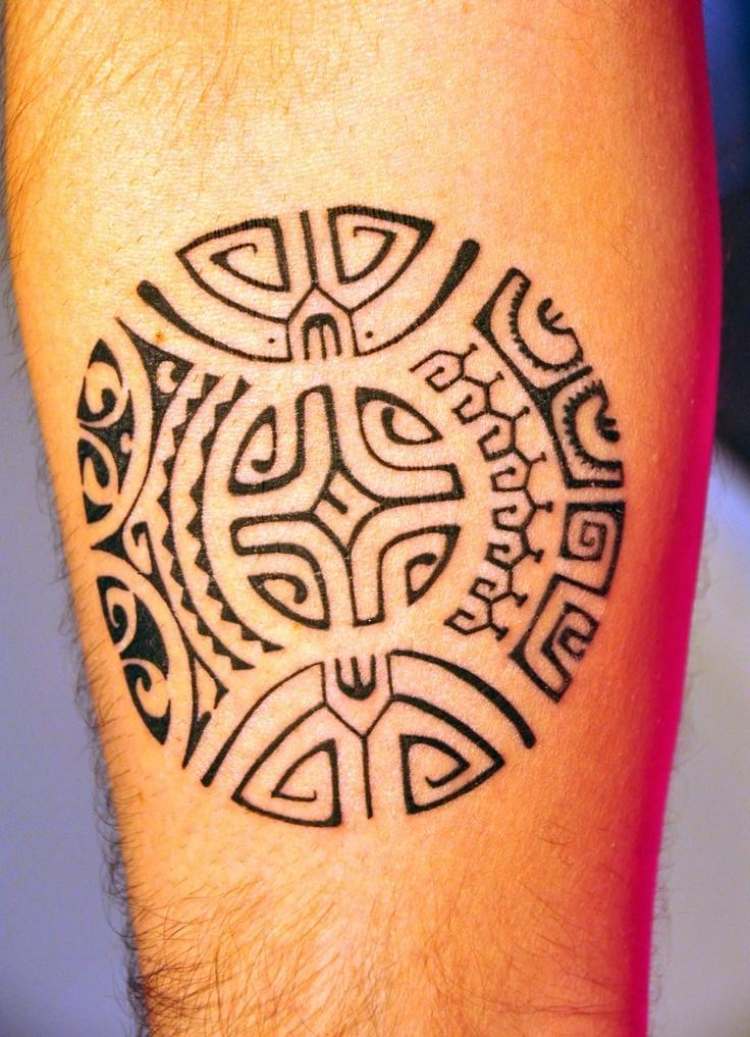 Polynesische Maori Tattoos bedeutung-marquesas-kreuz