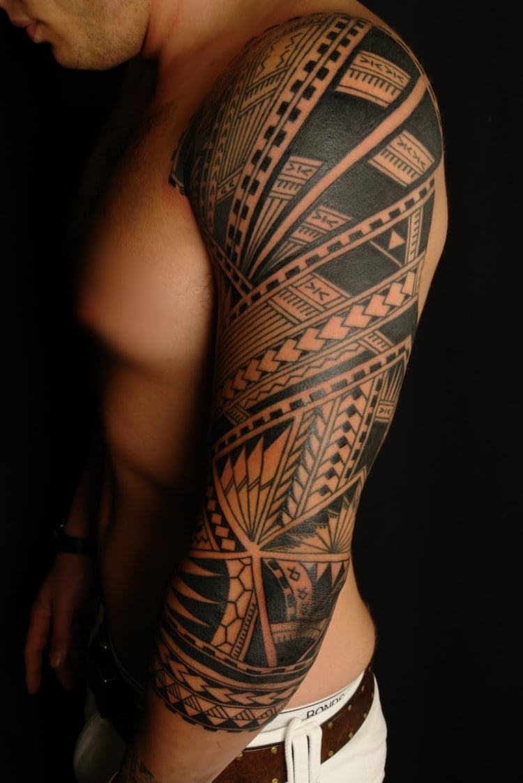 polynesische Maori Tattoos