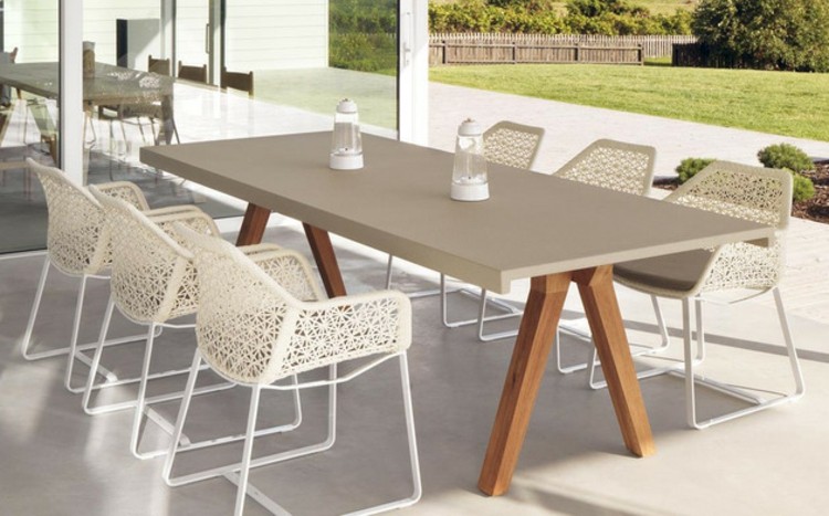 rechteckiger-Tisch-Veranda-Möbel-Kollektion