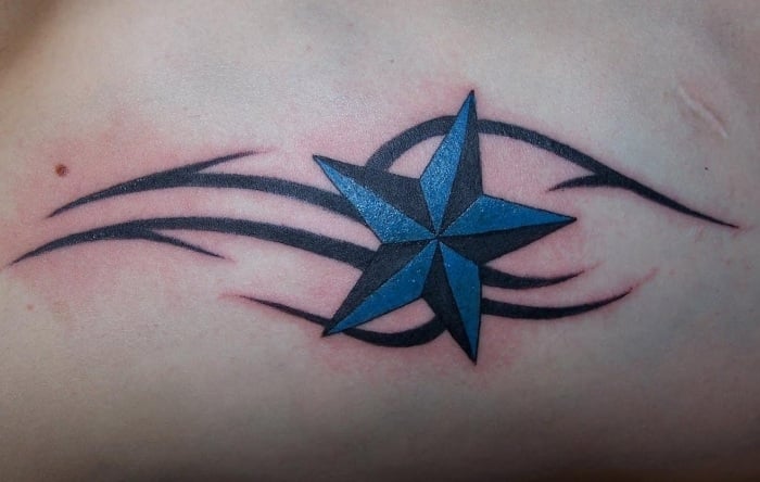 stern-nautisch-tattoo-Schweif-motive-für-verschiedene-körperstellen