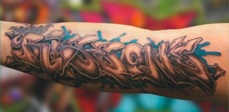 Schrift tattoo unterarm frau Tattoo Unterarm