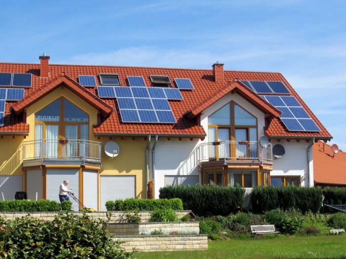 zweifamilienhaus solar energie umwelt kosten sparen