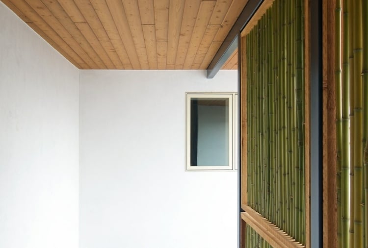 Bambus-Außenraum-Interieur