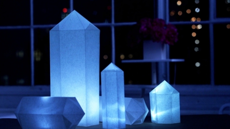 LED-Gartenbeleuchtung-Papier-Laterne-Ideen