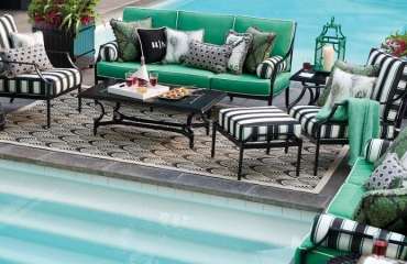 Sitzsack im Garten einrichten -den Patio Bereich komfortabel gestalten