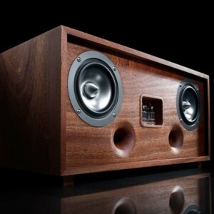 audio system tubecore duo holz musik hören