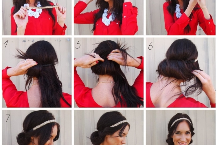 Frisuren mit Haarband - 25+ Ideen, wie Sie Ihre Haare mit Haarband stylen