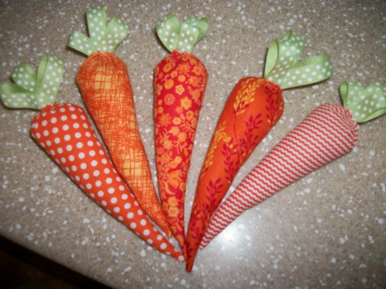 genähte-Karotten-für-Ostern