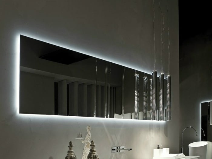 indirekte beleuchtung badspiegel elegant tipps wahl