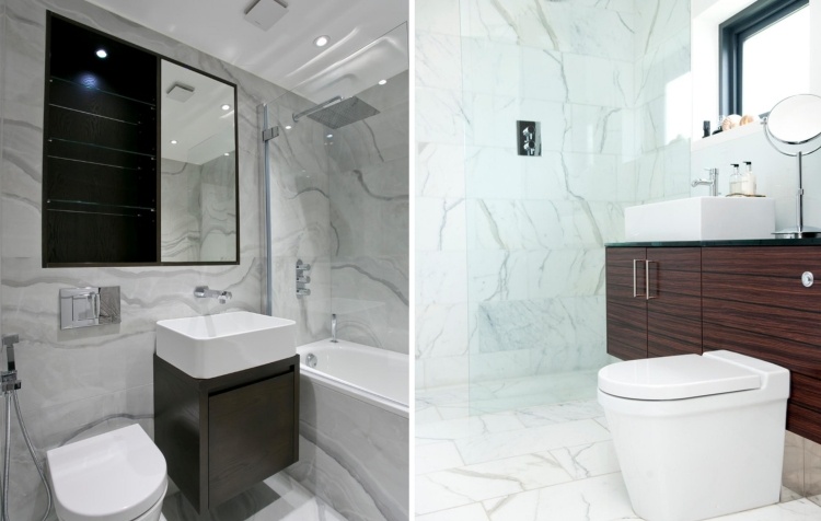 marmor-badezimmer-weiss-waschbecken-unterschrank-dunkles-holz