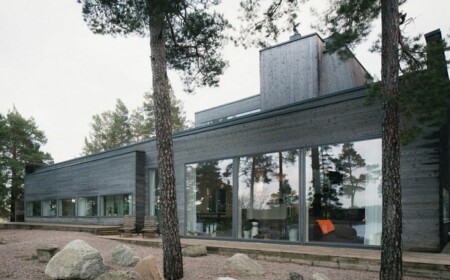 outdoor schwedische haus design holz grau pinien