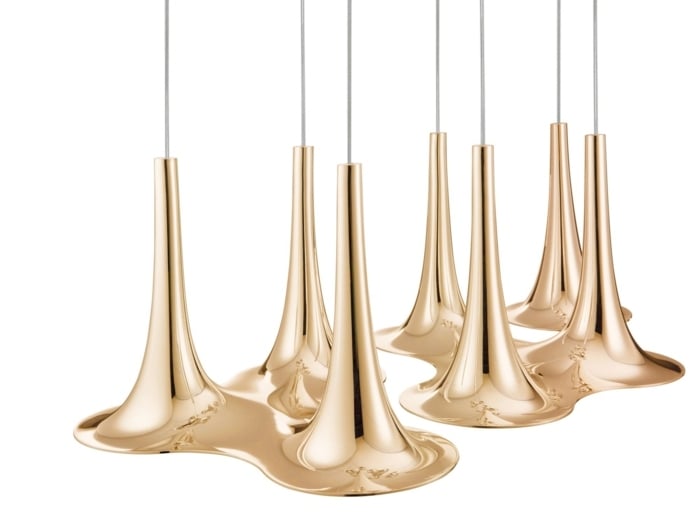 trends designer lampen metall trompete form rashid