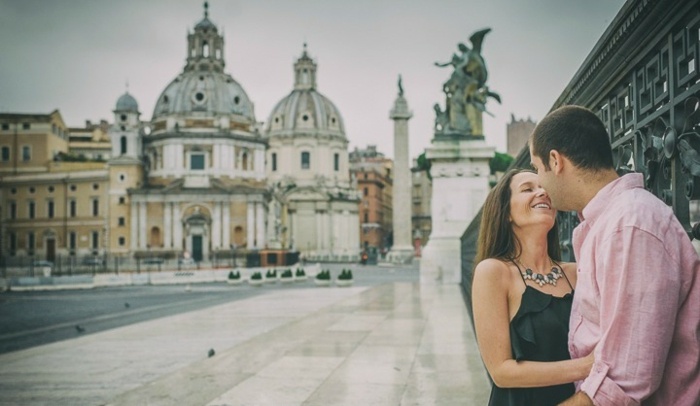 verlobung in rom paar alstadt denkmal kathedrale