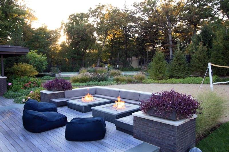 Ideen für Terrassengestaltung - Sitzsack im Garten!