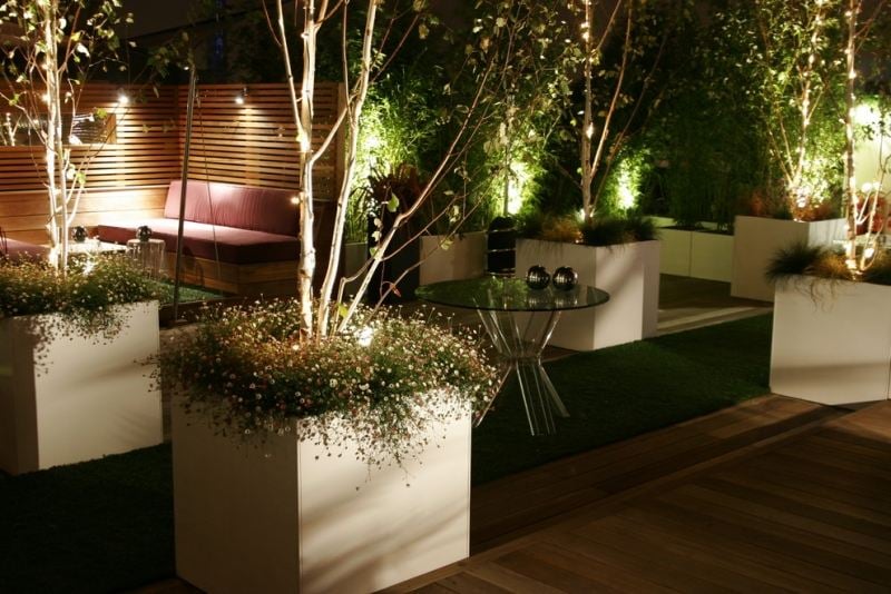 Led-Gartenbeleuchtung-Blumentopf-Baum-Terrasse