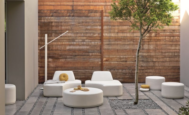 Lounge Gartenmöbel Sofa-Kaffeetisch-Ideen