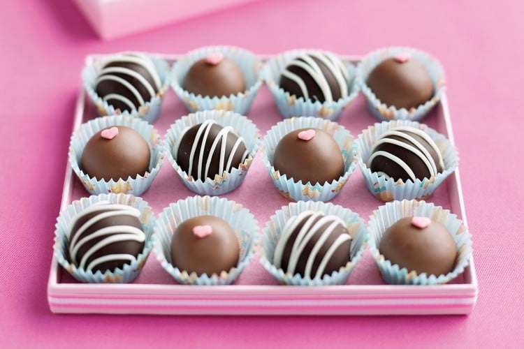 Pralinen selber machen Muttertagsgeschenke-Schokolade