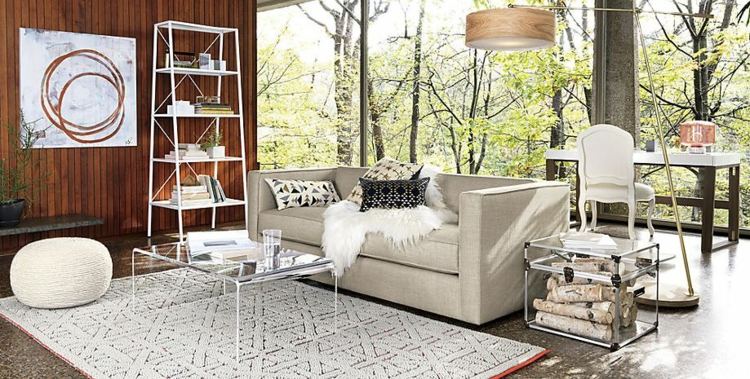 deko entspannung wohnzimmer teppich couch regal fenster
