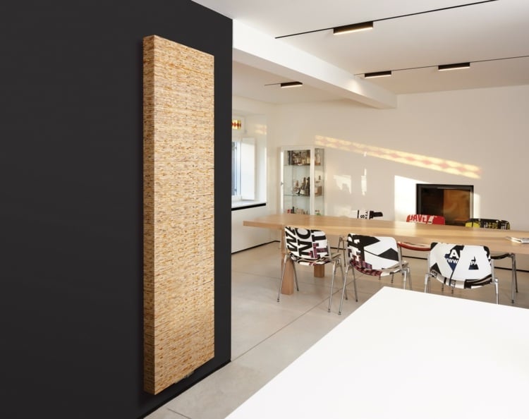 design idee heizung modern dekoration wand esszimmer