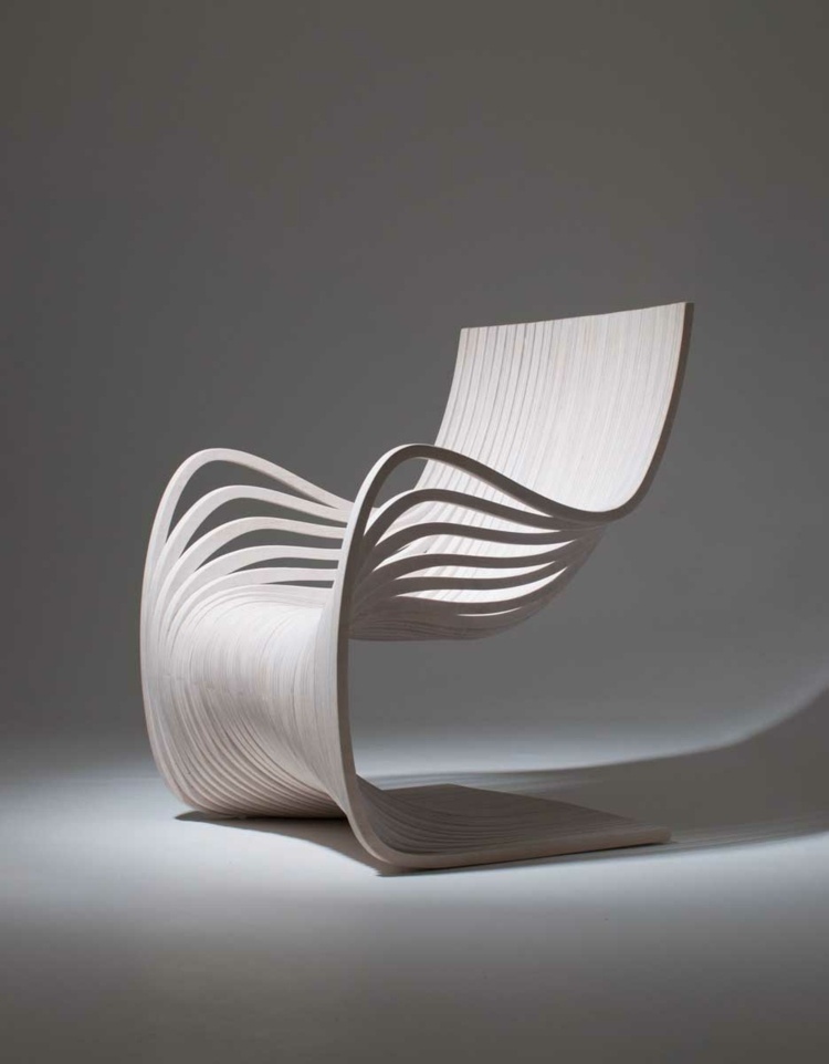 einrichtung moebel stuhl design weiss sperrholz