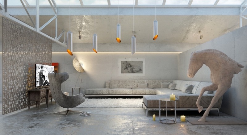 indirekte-beleuchtung-led-decke-wohnzimmer-industrial-modern