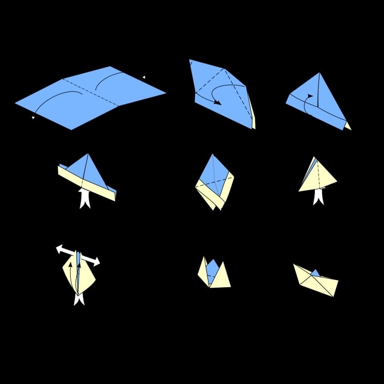 kreatives-basteln-mit-kindern-draussen-origami-falten-schema