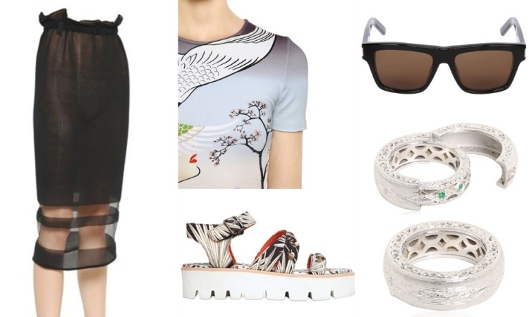 outfits-sommer-2015-rock-aviu-tshirt-marykatranzou-sandalen-msgm-brille-saintlaurent-ring-iznavoruam