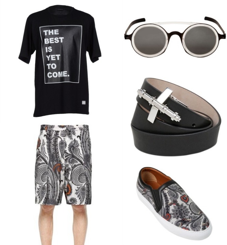 outfits-sommer-2015-tshirt-armani-hose-sneaker-guertel-givenchi-brille-mykita