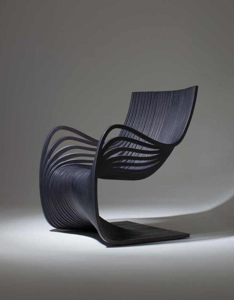 pipo stuhl design schwarz modell pipo piegatto