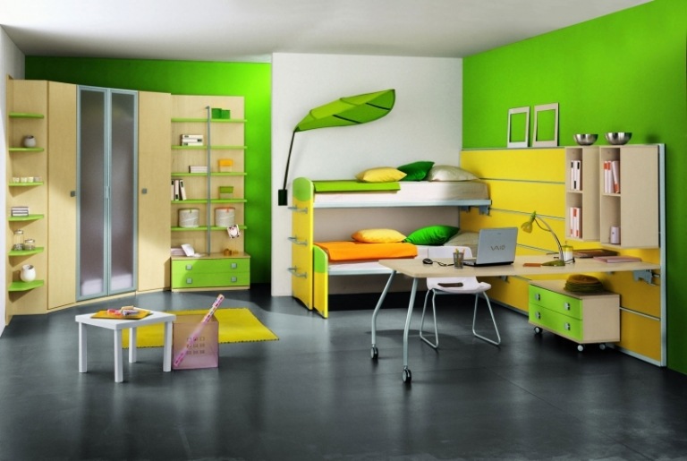 Ahorn-Moebel-Jugendzimmer-Design-Ideen