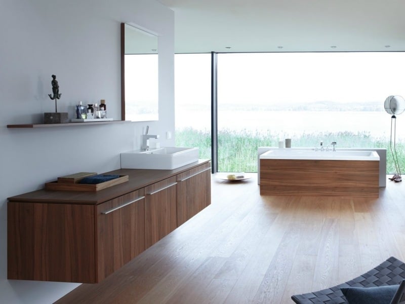 Badezimmermöbel aus Holz - 50 Designer Modelle