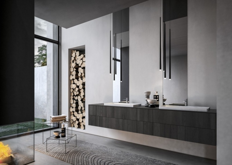 Badezimmermoebel-Holz-Furnierholz-Teppich-Gestaltungsideen