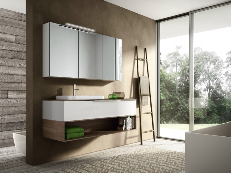 Badezimmermöbel in Weiß - 38 moderne Badmöbel Sets