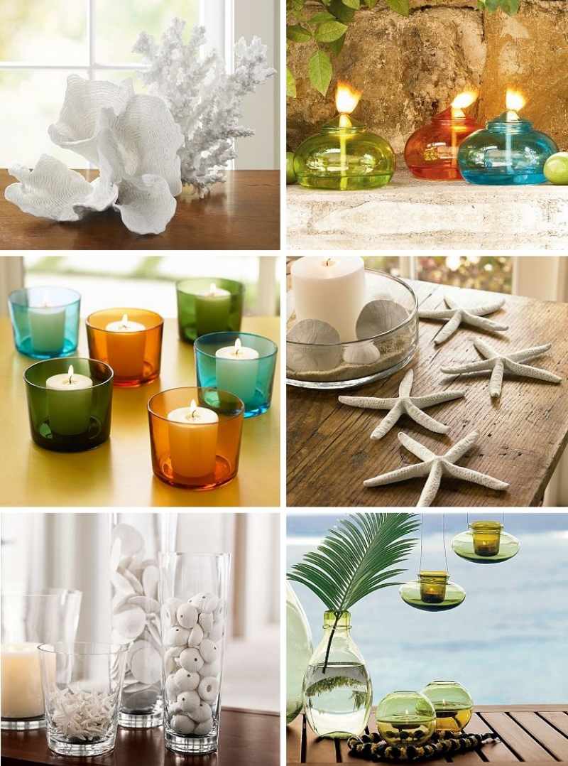 Bastelideen-Sommer-Kerzenhalter-verschiedene-Varianten-Farbglas