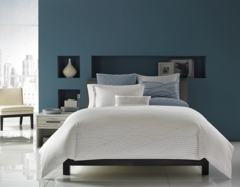 Farben-Wand-Schlafzimmer-blau-Ideen-Gestaltung