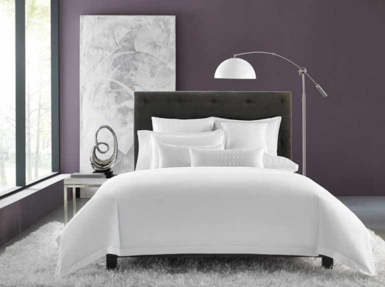 Farben-Wand-Schlafzimmer-lila-Ideen-modern