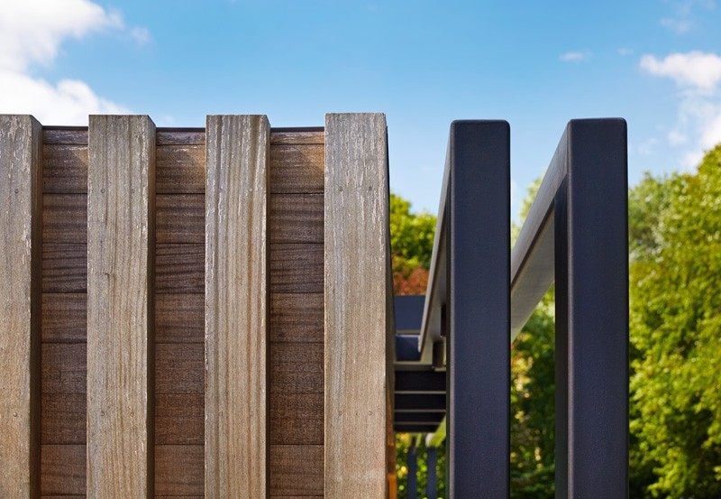 Gartenhaus-Terrasse-Holz-Gestell-Projekt-modern