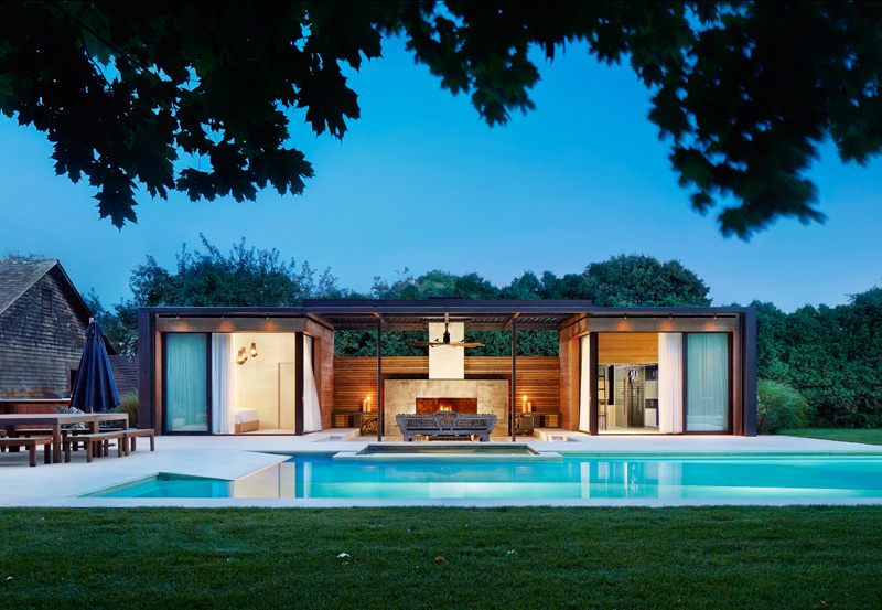 Gartenhaus-Terrasse-Holz-moderne-Gestaltung