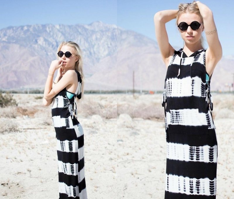 Modetrends für Sommer 2015-Hipster-langes-Kleid