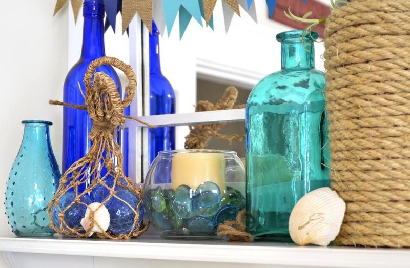 Sommer Deko Idee-Seil-Vase-umwickeln-Glas