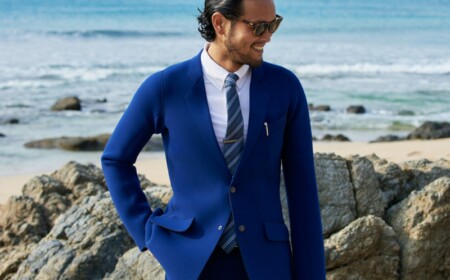 business neoprenanzug blau modell wasserdicht dryflight gestein strand