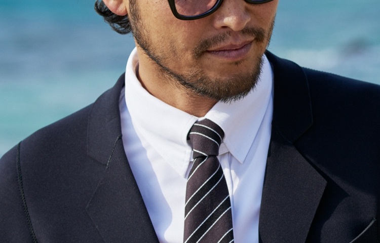 business neoprenanzug krawatte schwarz quiksilver hemd