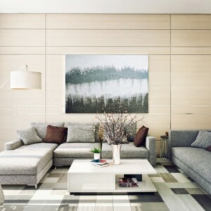 einrichtung fürs wohnzimmer modern hellgrau dunkelgrau couch canape