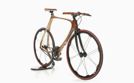 fahrrad aus carbon und holz design italien