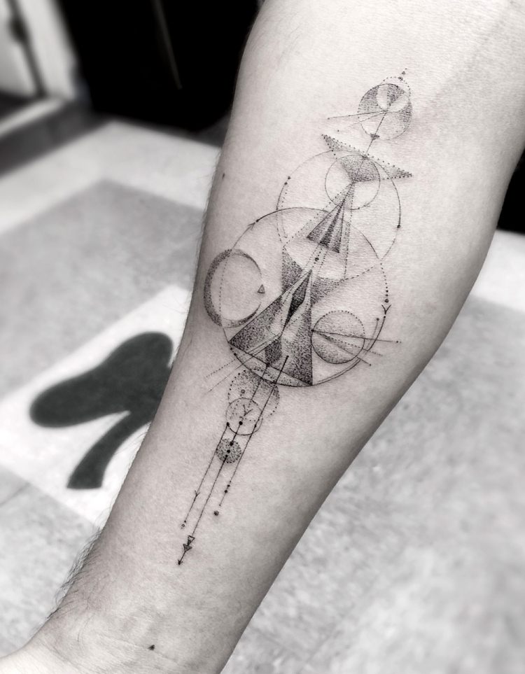 Kompass tattoo unterarm mann Kompass Tattoo