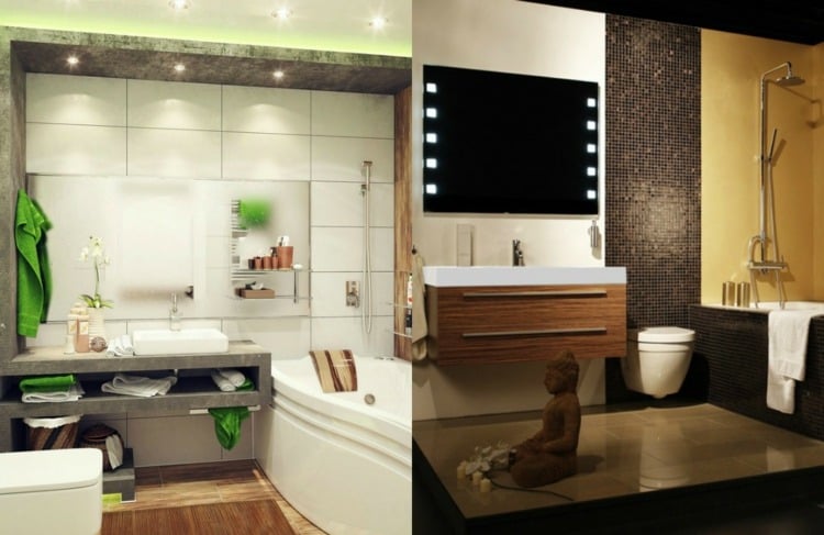 kleines-badezimmer-weiss-braun-fliesen-mosaik-badewanne-unterschrank-zen-ambiente