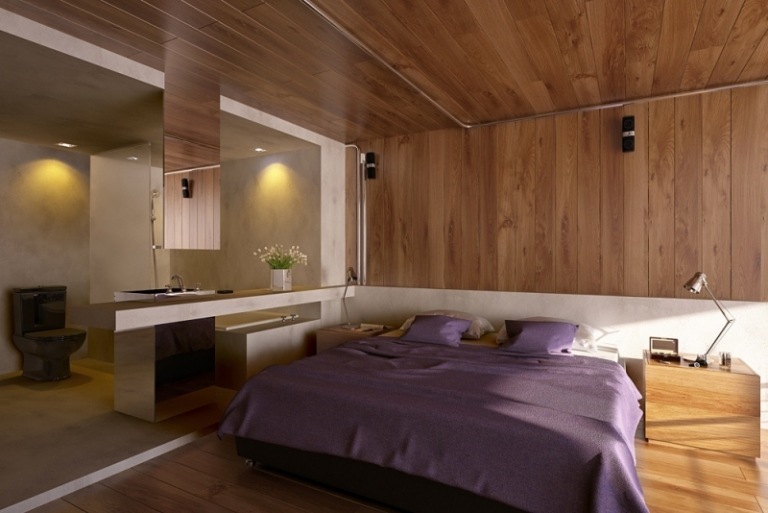 moderne-Wohnideen-Schlafzimmer-Wandgestaltung-Naturstein