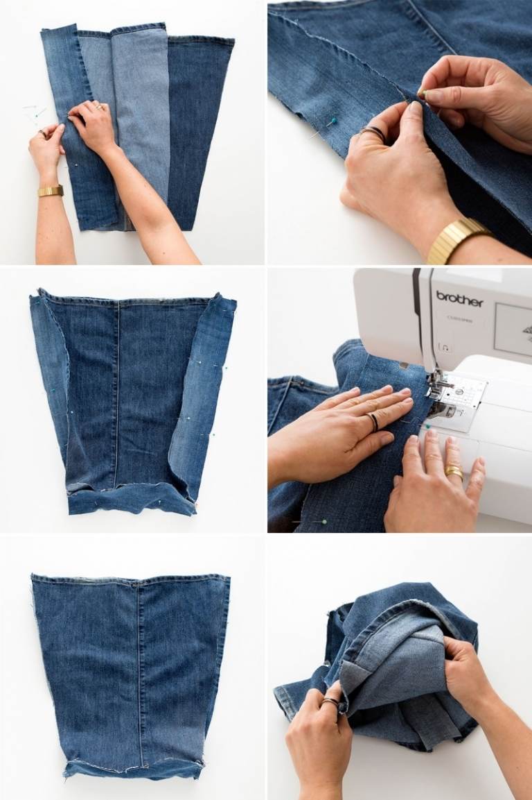 tasche-alter-jeans-nahen-anleitung-stecknadeln-fixieren-nahen-umdrehen