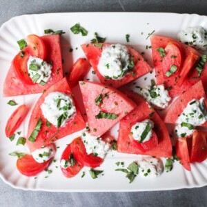 Salat mit Wassermelone