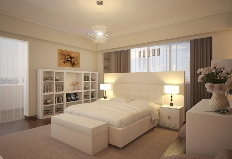 weiße-schlafzimmermoebel-stil-gestaltung-minimalistisch-traditionell-rechteckig-hell-fenster